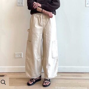 Meals Canvas Chef Pant in Cream